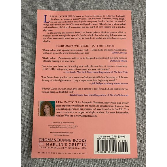 "Whistlin Dixie In A Noreaster" Paperback Novel By Lisa Patton - Picture 2 of 3